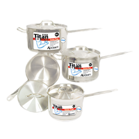 Titan Series 7.5 Qt Induction Ready Sauce Pan with Cover