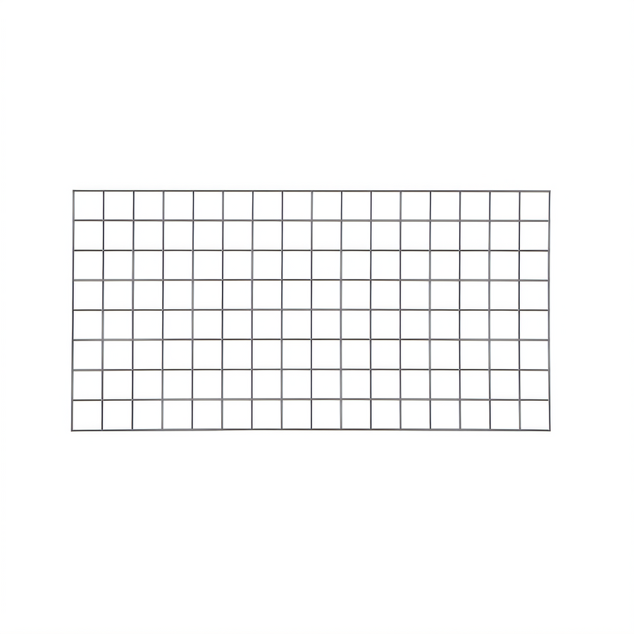 Product image #1 for Metro SmartWall 48 x 24 Inch Wall-Mounted Wire Grid Panel, Metroseal Gray with Microban