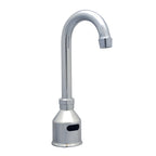 Thumbnail image #1 for BK Resources BKF-DEF-3G Touchless Electronic Sensor Deck-Mount Faucet, Single-Hole Chrome, 3-1/2-Inch Gooseneck, Mixing Valve
