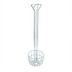 Thumbnail image #1 for Winco 6-1/4-Inch Round Tortilla Shell Fry Basket, 25-Inch Handle, Chrome Plated