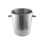 Thumbnail image #1 for American Metalcraft SDWC7 7-Inch Double-Wall Insulated Champagne Bucket, Brushed Stainless Steel, 1-Bottle Capacity Case of 4