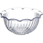 Thumbnail image #1 for CFS Brands 453507 8 oz Clear SAN Tulip Berry Dish with Scalloped Edge, Stackable and Dishwasher Safe Case of 48