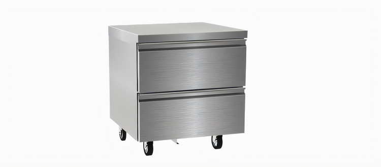Product image #1 for Delfield 32-Inch One-Section Undercounter Freezer Worktop with 2 Drawers