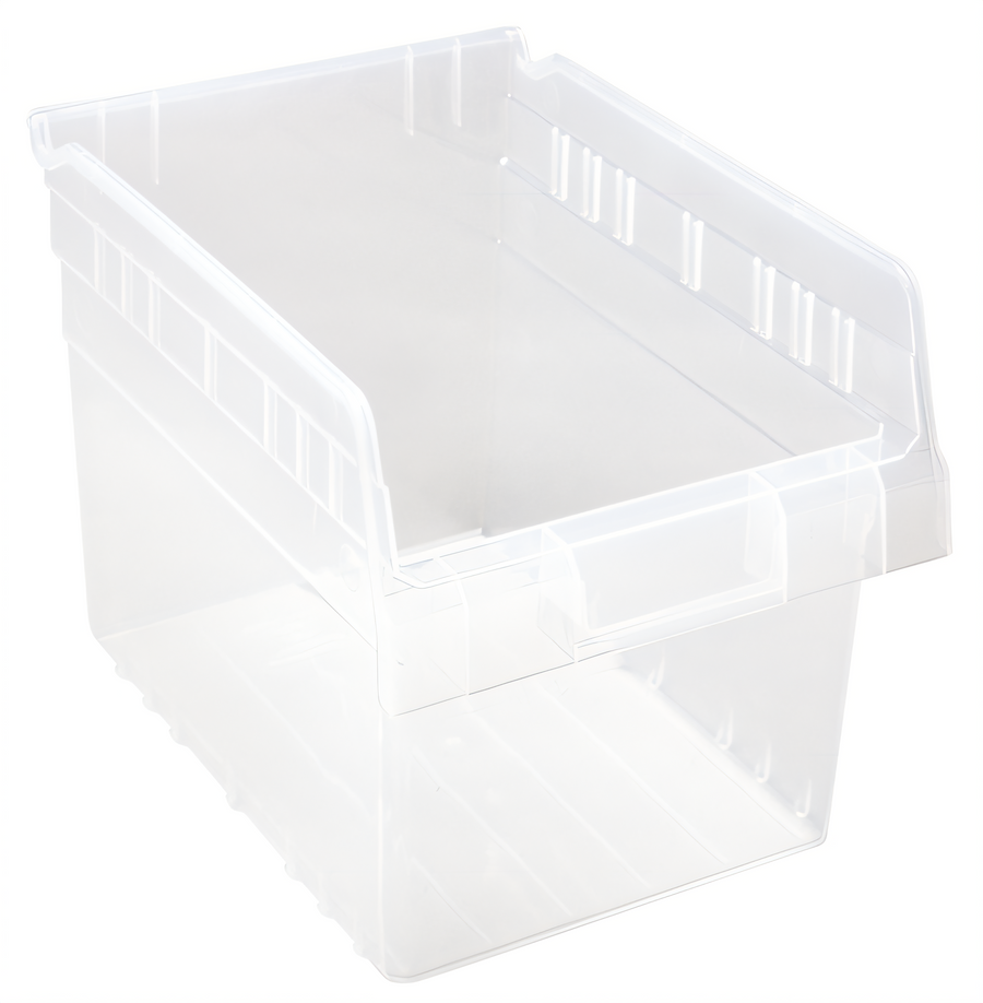 Product image #1 for Quantum Store-Max 8-Inch Clear Economy Nesting Shelf Bin
