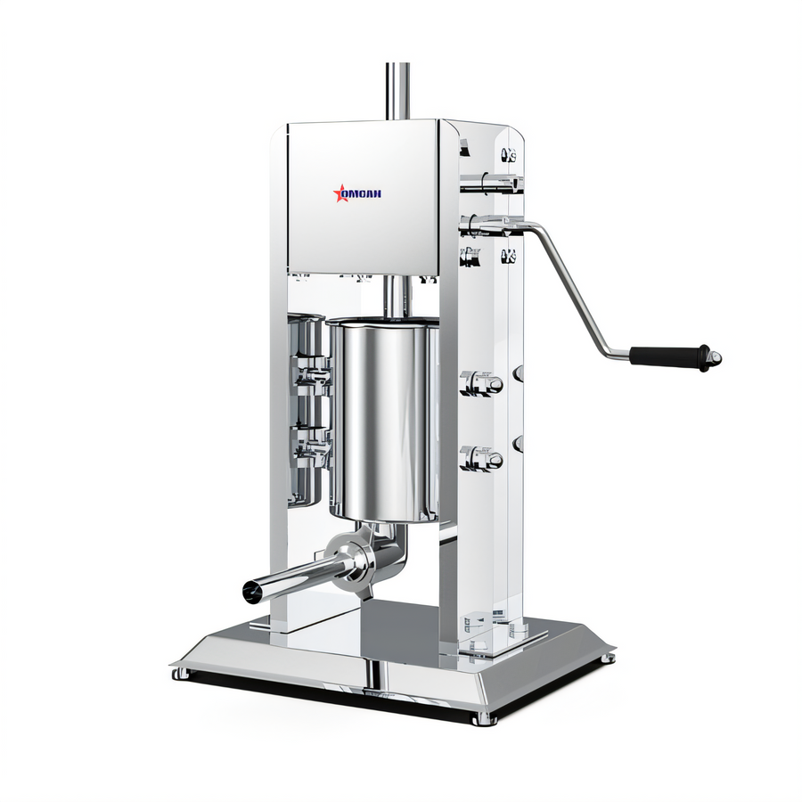 Product image #1 for Omcan USA Manual Vertical Stainless Steel Sausage Stuffer, 7 lb Capacity