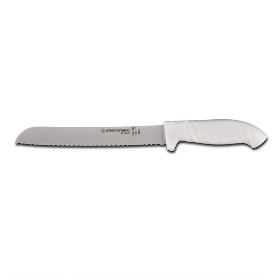 Product image #1 for Dexter Russell SofGrip 8-Inch Scalloped Bread Knife with White Soft Rubber Handle