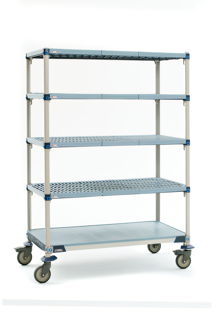 Product image #1 for MetroMax Q 5-Shelf Mobile Starter Shelving Unit, 36"W x 18"D x 80"H