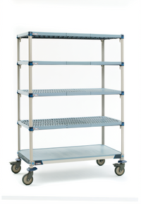 MetroMax Q 5-Shelf Mobile Starter Shelving Unit, 36