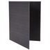 Thumbnail image #1 for Winco Double Legal-Size Menu Cover for 8-1/2 x 14 Paper, Gray, Leather-Like