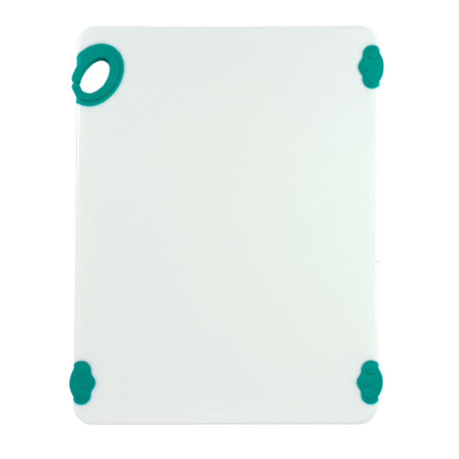 Product image #1 for STATIKBoard 15 x 20 x 1/2-Inch Green Rectangular Co-Polymer Cutting Board with Built-In Hook