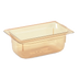 Thumbnail image #1 for Vollrath Super Pan® 1/4 GN High-Temp Amber Resin Food Pan, 2-1/2 Inch Deep