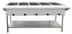 Thumbnail image #1 for Omcan USA 72-Inch LP Gas Steam Table with 5 Full-Size Pan Capacity, Cutting Board and Undershelf