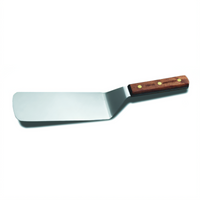 Traditional 8-Inch x 3-Inch Stiff Offset Grill Turner with Stainless Steel Blade and Rosewood Handle