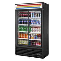 True Two-Section Glass Door Visual Refrigerated Merchandiser, 48-Inch Class, Bottom-Mounted, R290