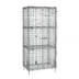 Thumbnail image #1 for Super Erecta Stationary Chrome Security Cage with 2 Intermediate Shelves