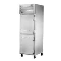 True SPEC SERIES One-Section Reach-In Freezer with Two Solid Half Swing Doors, Top-Mounted Self-Contained R290 Refrigeration