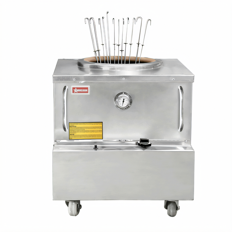 Product image #1 for Omcan USA 34-Inch Natural Gas Tandoor Clay Oven with Stainless Steel Exterior, 70,000 BTU