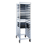 Thumbnail image #1 for New Age Full-Height Open-Sided Aluminum Bun Pan Rack for 18 x 26 Inch Sheet Pans, End Loading, 20-Pan Capacity