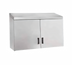 Thumbnail image #1 for Advance Tabco Wall-Mounted Enclosed Stainless Steel Storage Cabinet with 2 Hinged Doors and Shelf, 60 x 15 Inch