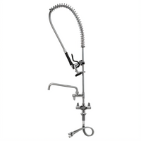 equip Single-Hole Deck-Mount Pre-Rinse Unit with 14-Inch Add-On Faucet