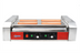 Thumbnail image #1 for Omcan Countertop Electric Hot Dog Roller Grill with 5 Stainless Steel Rollers and Dual Temperature Zones