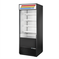 True 30-Inch Vertical Open-Air Refrigerated Merchandiser with 4 Adjustable Shelves