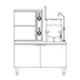 Thumbnail image #1 for Crown GCX-10-6 Two Compartment Gas Convection Steamer with 6 Gallon Kettle Combo
