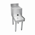 Thumbnail image #1 for CHOICE by Glastender Freestanding Stainless Steel Underbar Blender Station with Filler Board and Backsplash, 14 Inch Wide x 24 Inch Deep