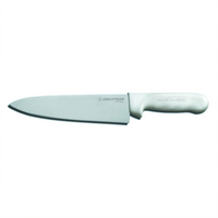 Dexter Russell Sani-Safe 8-Inch Stamped Chef's Knife with White Polypropylene Handle
