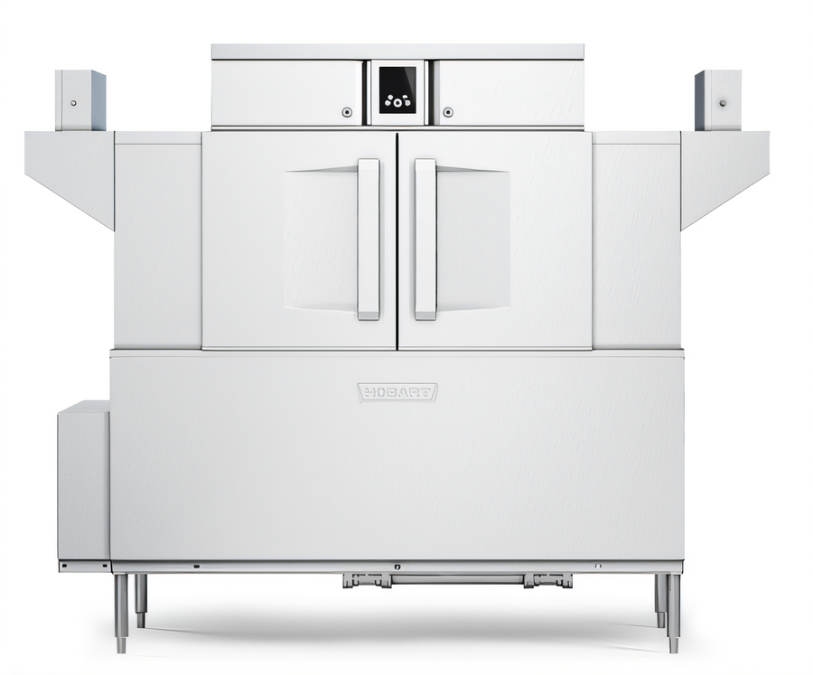 Product image #1 for Hobart CL64-DWR Steam High Temperature Rack Conveyor Dishwasher with Drain Water Energy Recovery and 24 kW Booster Heater