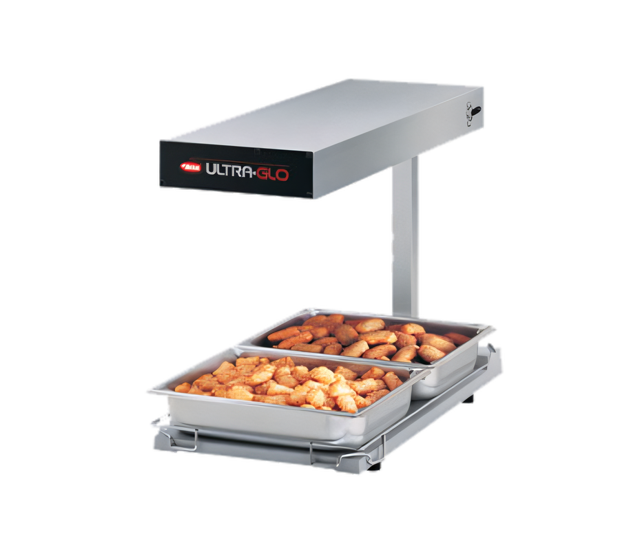 Product image #1 for Hatco Ultra-Glo Countertop Portable French Fry Warmer with Heated Base and Dual Lights