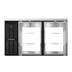 Thumbnail image #1 for Continental Refrigerator BB59SNGDPT Shallow Depth Pass-Thru Back Bar Cooler with Glass Doors