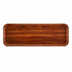 Thumbnail image #2 for Cambro Camtray Rectangular Cafeteria Tray, High-Impact Fiberglass, Burma Teak, 8-7/8 x 25-9/16 x 1 Inch