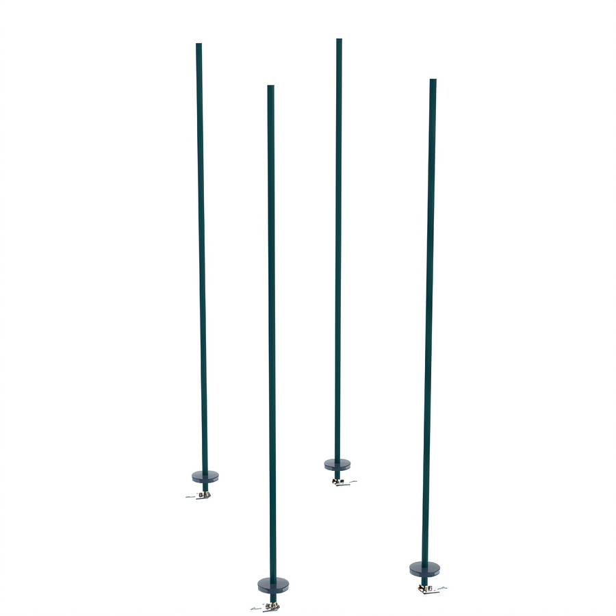 Product image #1 for Metro qwikTRAK HD High Density Track Shelving Stationary Intermediate Unit Kit with 74-Inch Posts