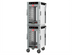 Thumbnail image #1 for Metro HotBlox Narrow Dual-Cavity Pass-Thru Mobile Insulated Holding Cabinet, 16-Pan, Digital, Clear Doors