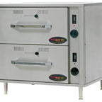 Thumbnail image #1 for Eagle Group RedHots DWW-2-120 2-Drawer Freestanding Heated Food Warmer, Thermostatic Controls, Stainless Steel, 120V