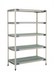 Thumbnail image #1 for MetroMax i 5-Tier Open Grid Polymer Starter Shelving Unit, 48W x 24D x 74H