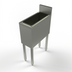 Thumbnail image #1 for BK Resources Underbar Bottle Storage Ice Bin, 8 x 18 Inch, 22 lb Capacity