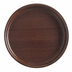 Thumbnail image #1 for Cambro Camtray 11-Inch Round Fiberglass Cafeteria Serving Tray, Burma Teak
