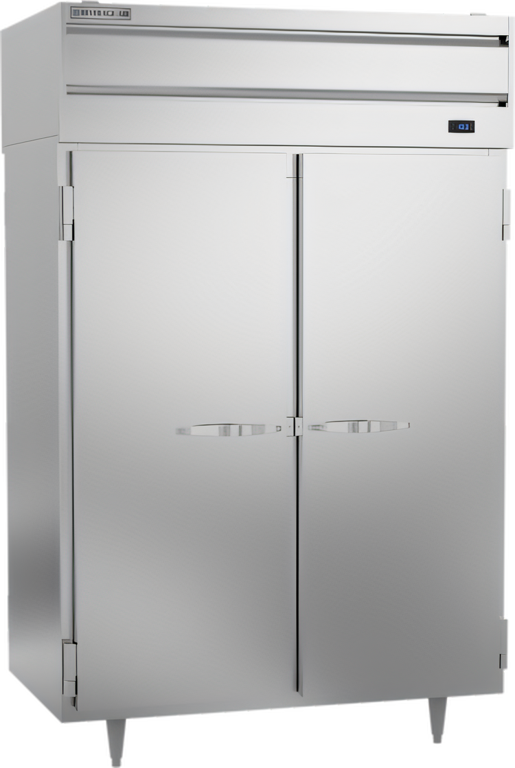 Product image #1 for Beverage Air P Series Two-Section Pass-Thru Freezer, 48.33 Cu. Ft., Top-Mounted Self-Contained Refrigeration
