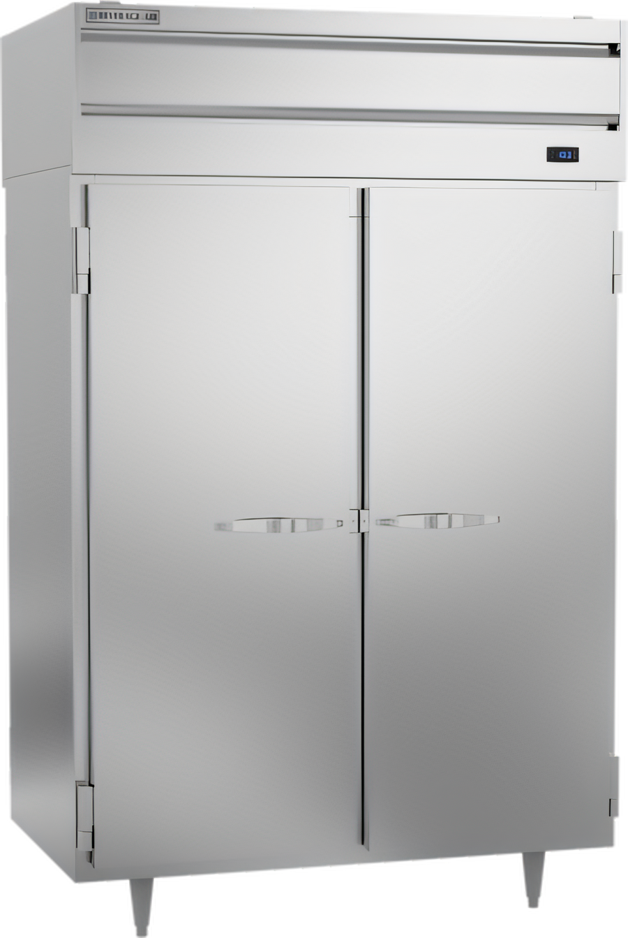 Product image #1 for Beverage Air P Series Two-Section Pass-Thru Freezer, 48.33 Cu. Ft., Top-Mounted Self-Contained Refrigeration