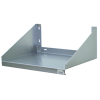 Advance Tabco Special Value Series Wall-Mounted Stainless Steel Microwave Shelf, 30 x 20 Inches