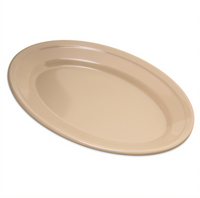 Dallas Ware® Oval Melamine Platter, 9-1/4 x 6-1/4 Inch, Tan