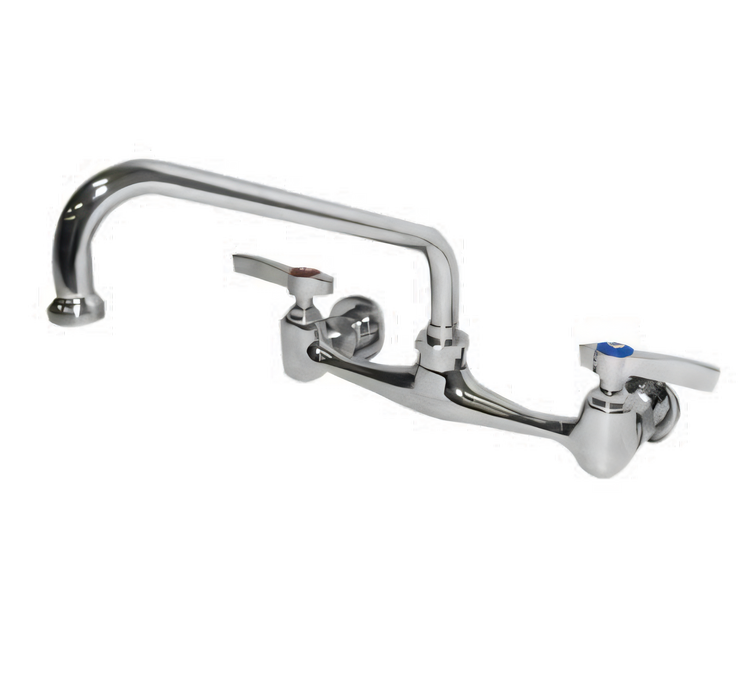 Product image #1 for Serv-Ware Wall Mount Faucet with 8-Inch Centers and 8-Inch Swing/Swivel Spout