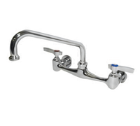 Serv-Ware Wall Mount Faucet with 8-Inch Centers and 8-Inch Swing/Swivel Spout