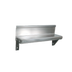 Thumbnail image #1 for John Boos Wall-Mounted Lavatory Shelf, 16 Inch x 5 Inch, 16 Gauge Type 300 Stainless Steel, Satin Finish, Rear Riser
