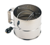 Thumbnail image #1 for Crestware Rotary Stainless Steel Flour Sifter, 8 Cup with Sifting Screen