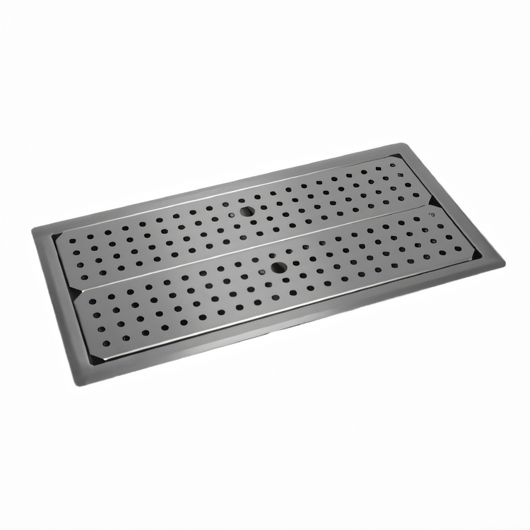 Product image #1 for Glastender DI-DP18X30 Drop-In Stainless Steel Drip Tray Trough with Removable Inserts, 30" x 18"