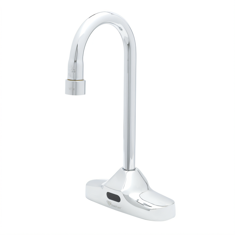 Product image #1 for ChekPoint Touchless Electronic Deck-Mount Faucet with Thermostatic Mixing Valve and 4-Inch Centers