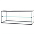 Thumbnail image #1 for Winco 36-Inch Countertop Ambient Pastry Display Case, 2-Tier, Tempered Glass, Rear Opening